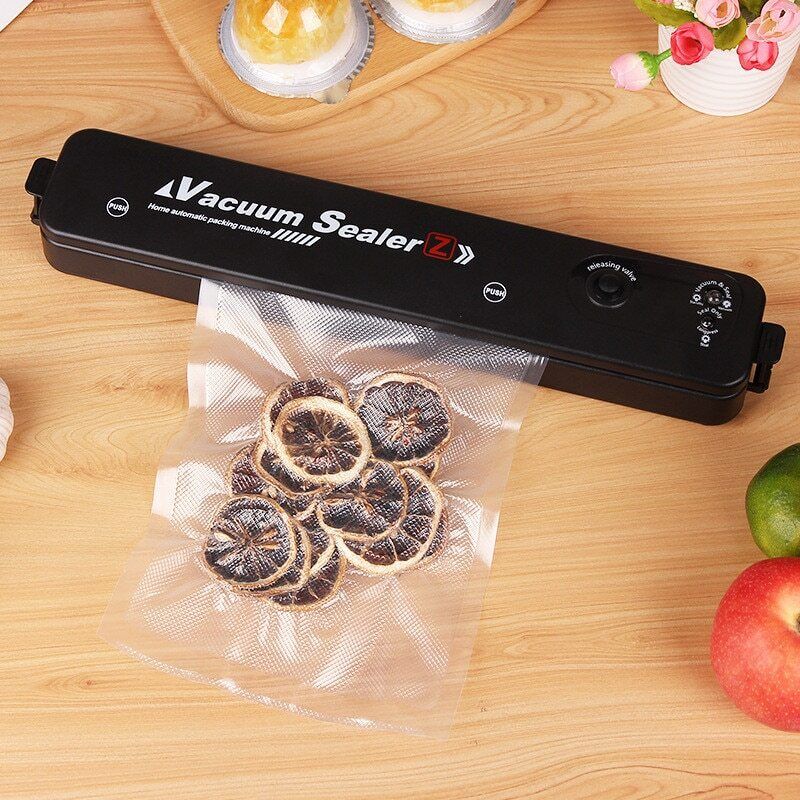 Vacuum Sealer Machine for Food Preservation, Automatic One-Touch Food Saver with Seal Bags — with 15 or 50 Bags