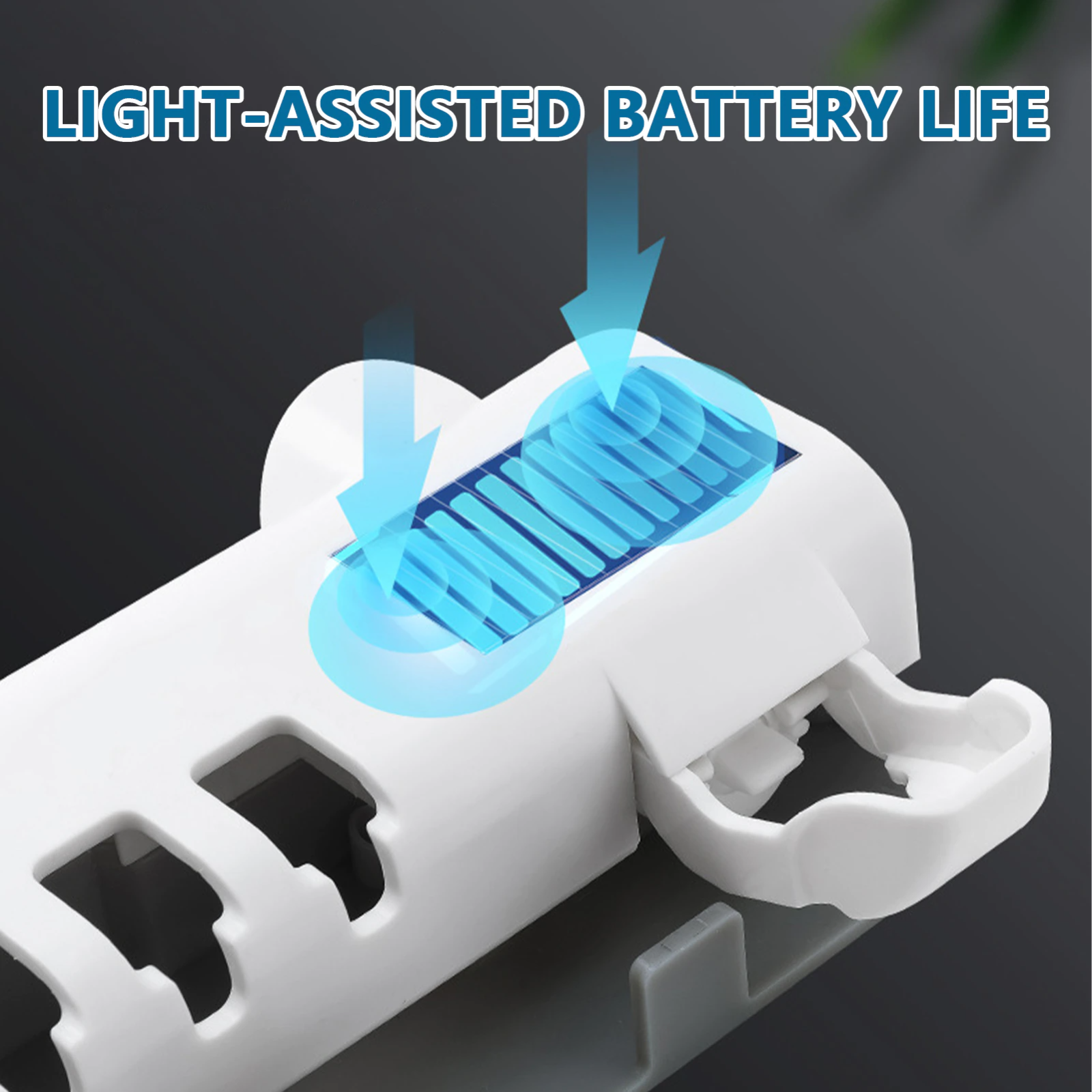 UV Toothbrush Sterilizer Holder & Automatic Toothpaste Dispenser, Wall-Mounted 4-Slot Toothbrush Sanitizer with UV-C Light — White