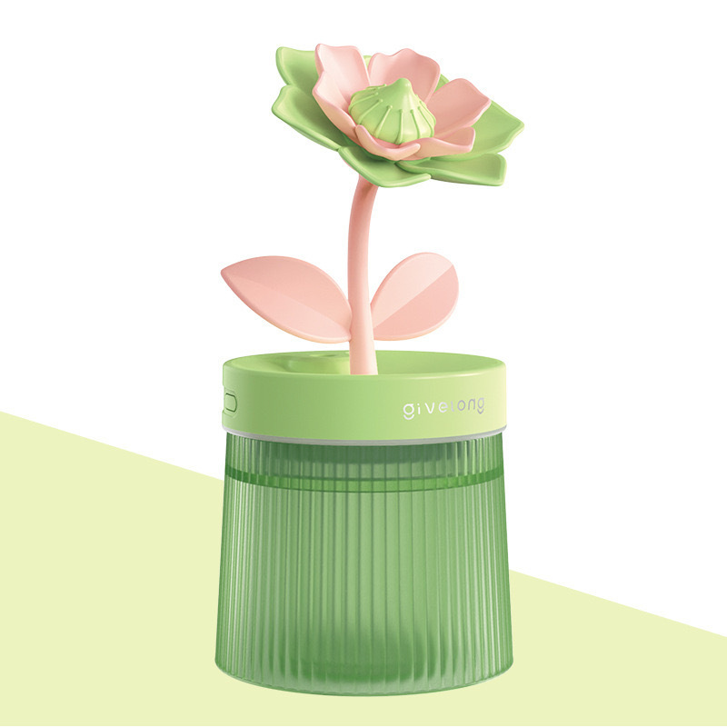Portable USB Aroma Humidifier, Compact Landscape-Design Cool Mist Aromatherapy Diffuser, Quiet Desktop Air Humidifier for Home — Multiple Cute Styles
