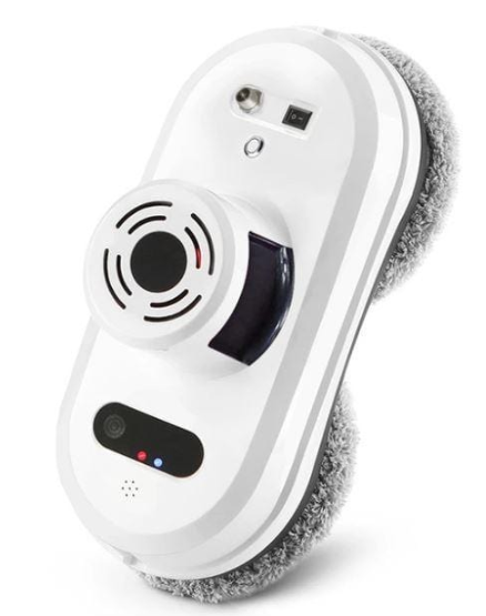 Window Cleaning Robot, Smart Automatic Glass Cleaner with 3 Cleaning Modes, Mains-Powered Window Washing Robot for Home & Office