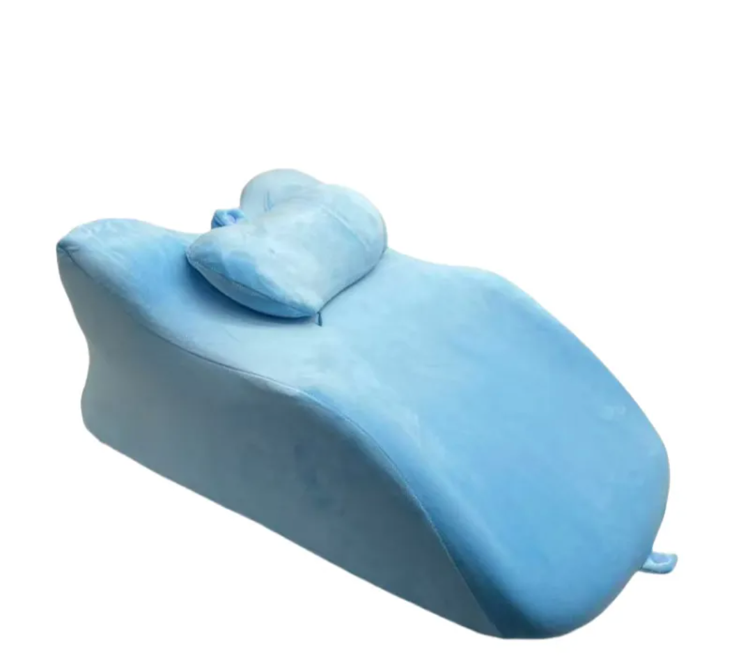 Stomach Sleeper Pillow, Ergonomic Prone Position Cushion for Face-Down Sleeping, Reading & Phone Use — 4 Colors