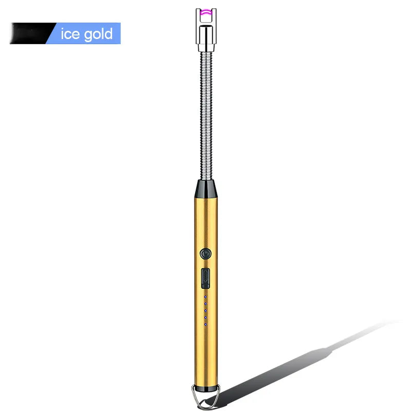 USB Electronic Igniter, 360° Rotating Flexible Long Neck Lighter — 6 Colors