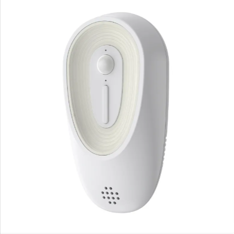 Pet Odor Eliminator for Litter Boxes, Rechargeable Smart Deodorizer with Sterilization & Odor-Neutralizing Technology — White