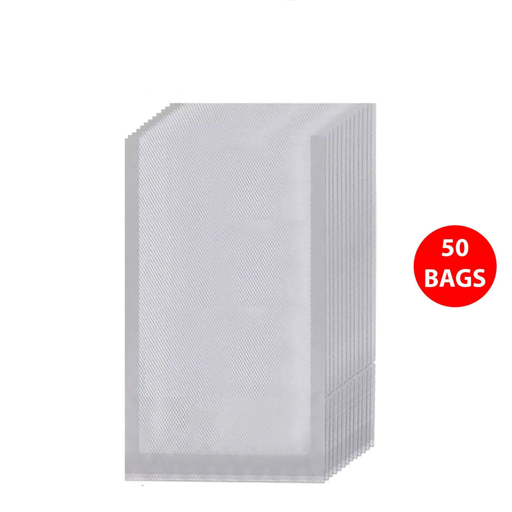 Vacuum Sealer Machine for Food Preservation, Automatic One-Touch Food Saver with Seal Bags — with 15 or 50 Bags