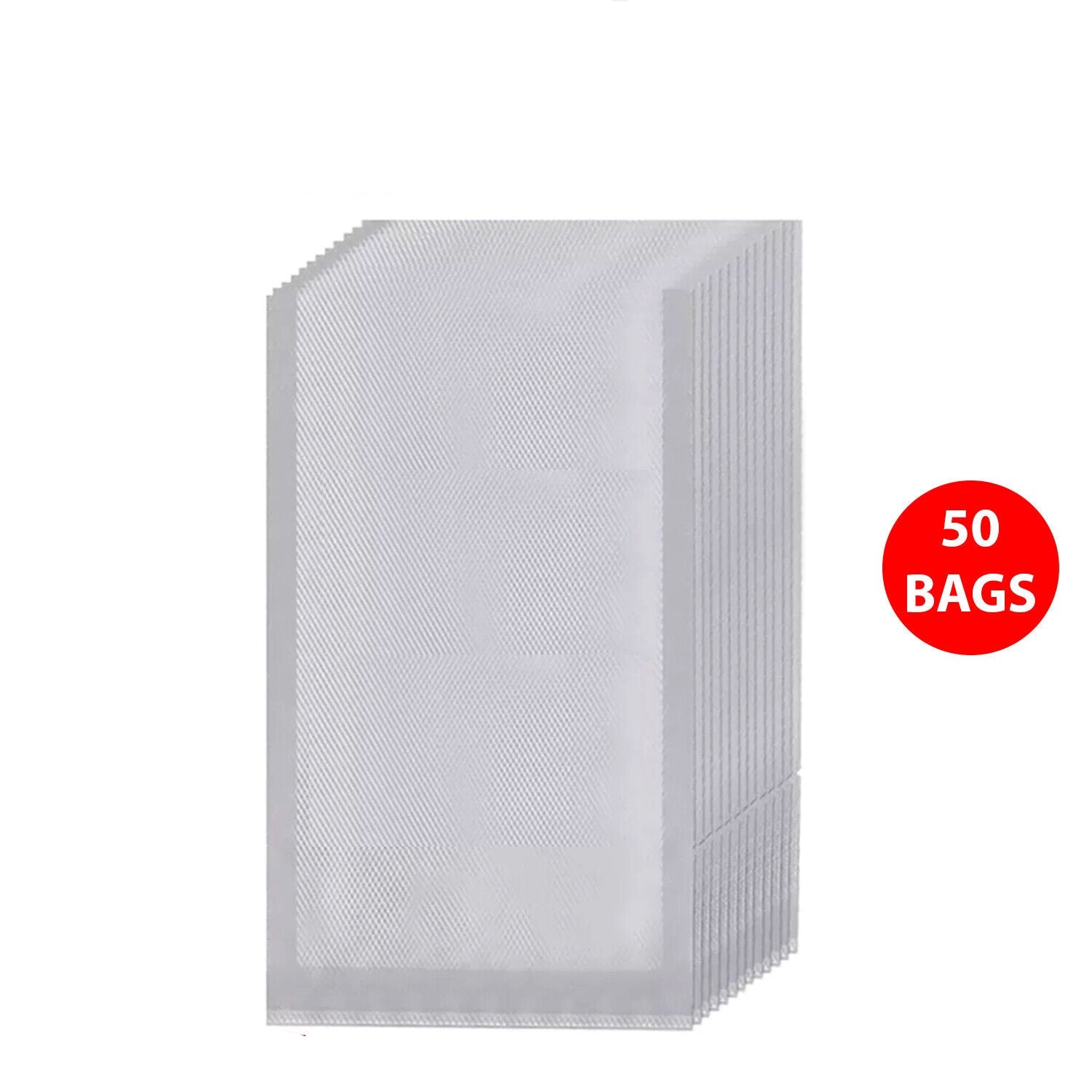 Vacuum Sealer Machine for Food Preservation, Automatic One-Touch Food Saver with Seal Bags — with 15 or 50 Bags