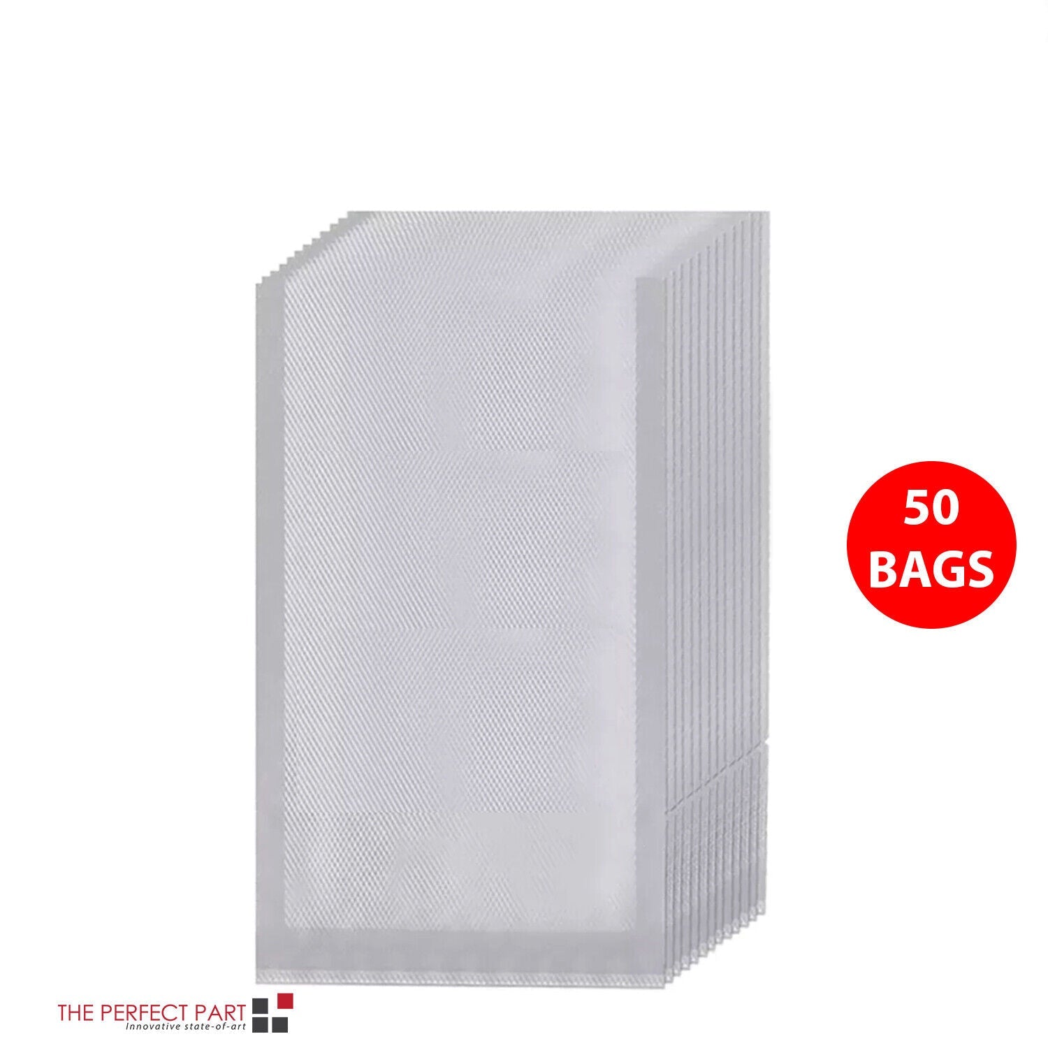 Vacuum Sealer Machine for Food Preservation, Automatic One-Touch Food Saver with Seal Bags — with 15 or 50 Bags