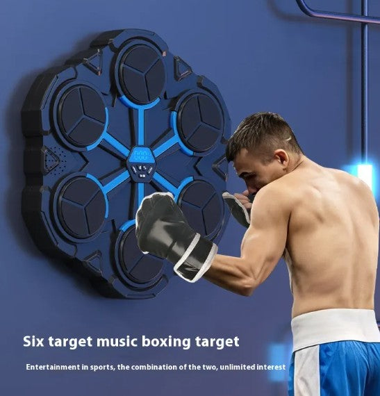 Music Boxing Target Machine, Interactive Boxing Reflex Trainer with Bluetooth Music — Basic / Bluetooth