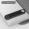 Portable Magnetic Extension Stand, Aluminum Alloy Laptop Side Mount for Phone & Tablet, Dual-Screen Setup — Blue / Rose Gold / Black / Silver