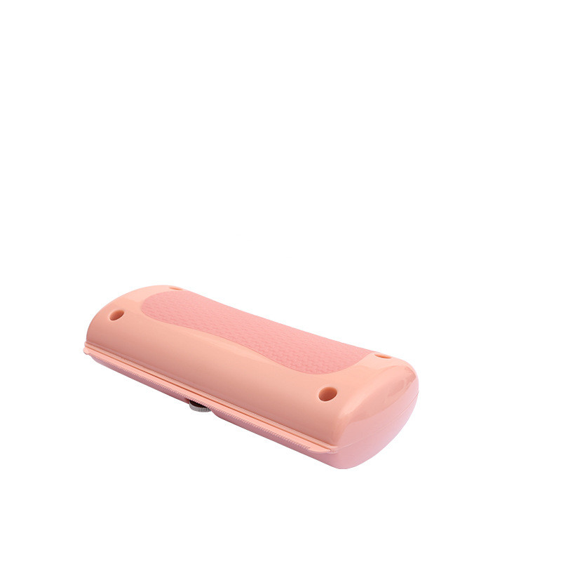 Pet Deshedding Comb, Palm-Grip Undercoat Comb with a Double Staggered Row of Fine Teeth for Dogs and Cats — Black or Pink