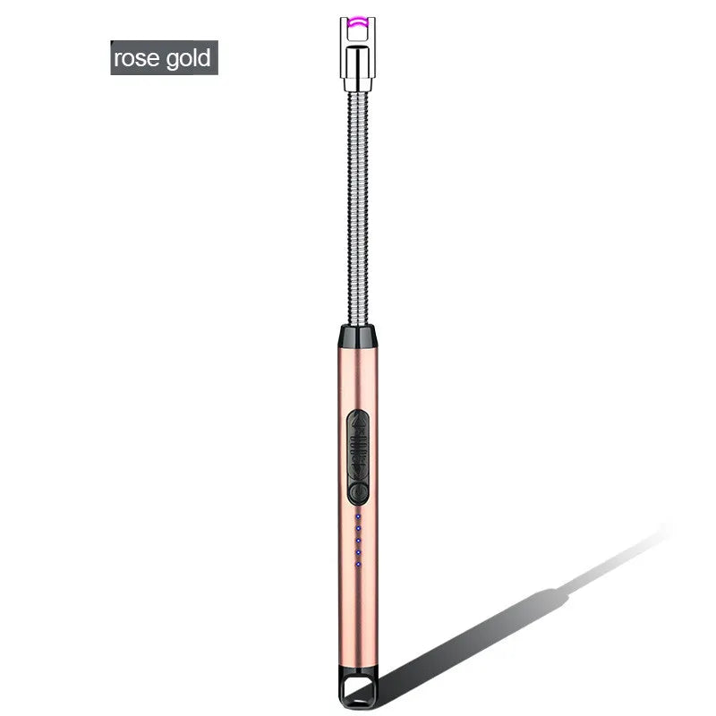 USB Electronic Igniter, 360° Rotating Flexible Long Neck Lighter — 6 Colors