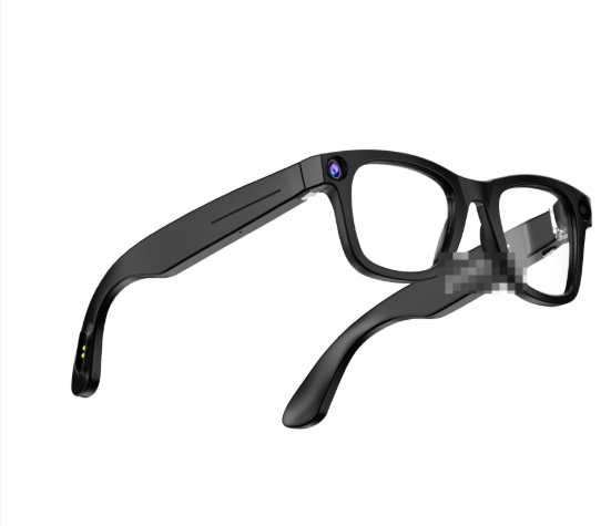 AI Camera Smart Glasses, HD Video Recording Smart Glasses with Anti-Shake, Voice Calls, Translation & Object Recognition — Sunglasses / Clear Lens