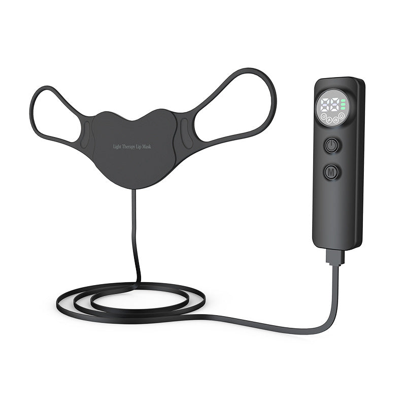 LED Lip Mask Beauty Instrument, Colour-Changing LED Light Device for At-Home Lip Care, Rechargeable — 0.45kg
