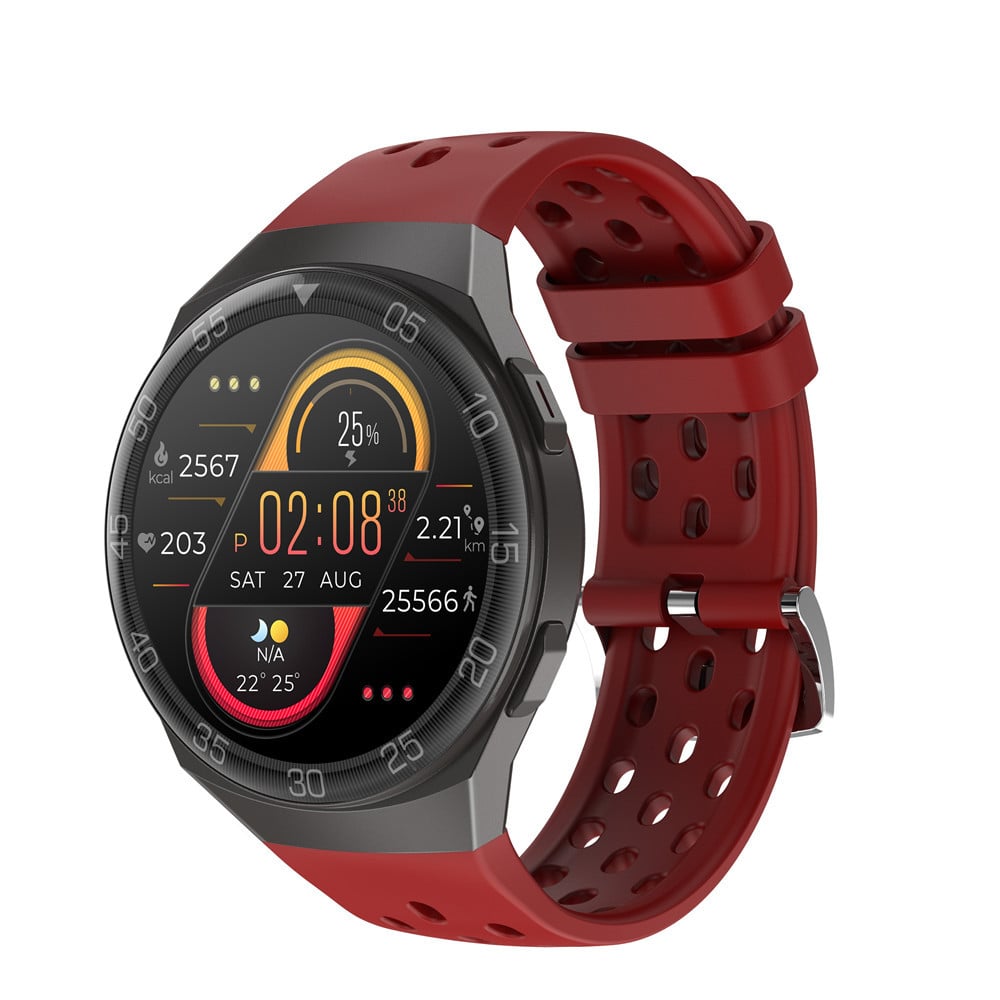 Smart Fitness Watch with Heart Rate & Sleep Tracking, 1.28-Inch HD 240x240 Display, 220mAh Battery, iOS & Android Compatible