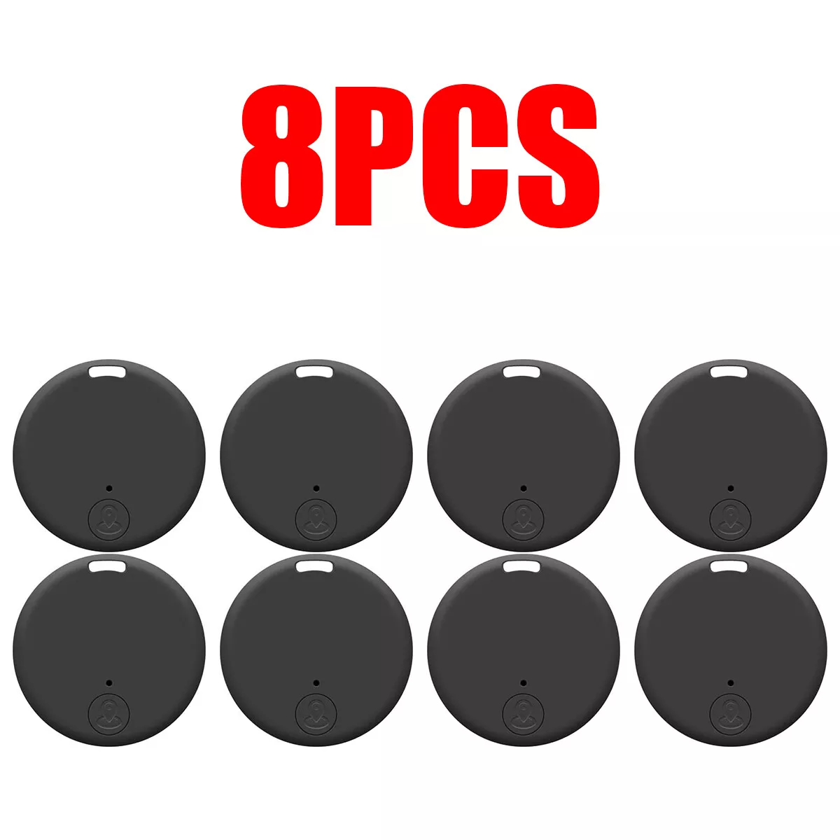Bluetooth Item Finder Key Tag, App-Paired Locator for Keys, Wallet, Bags & Remotes — Audible Alarm, Two-Way Phone Find — 2/4/6/8 Packs