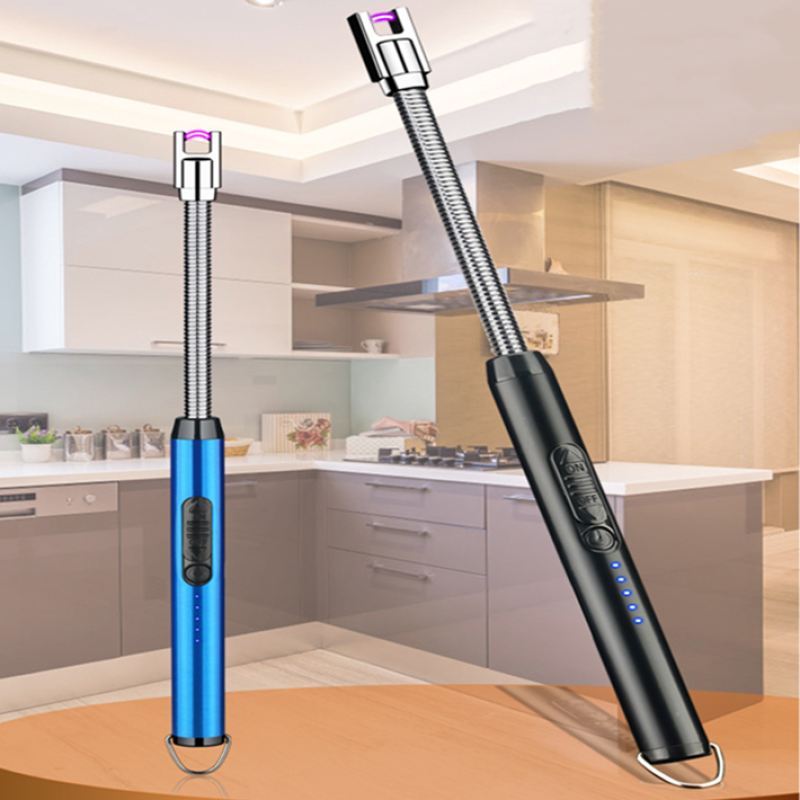 USB Electronic Igniter, 360° Rotating Flexible Long Neck Lighter — 6 Colors