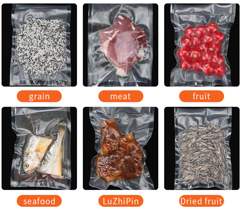 Vacuum Sealer Machine for Food Preservation, Automatic One-Touch Food Saver with Seal Bags — with 15 or 50 Bags
