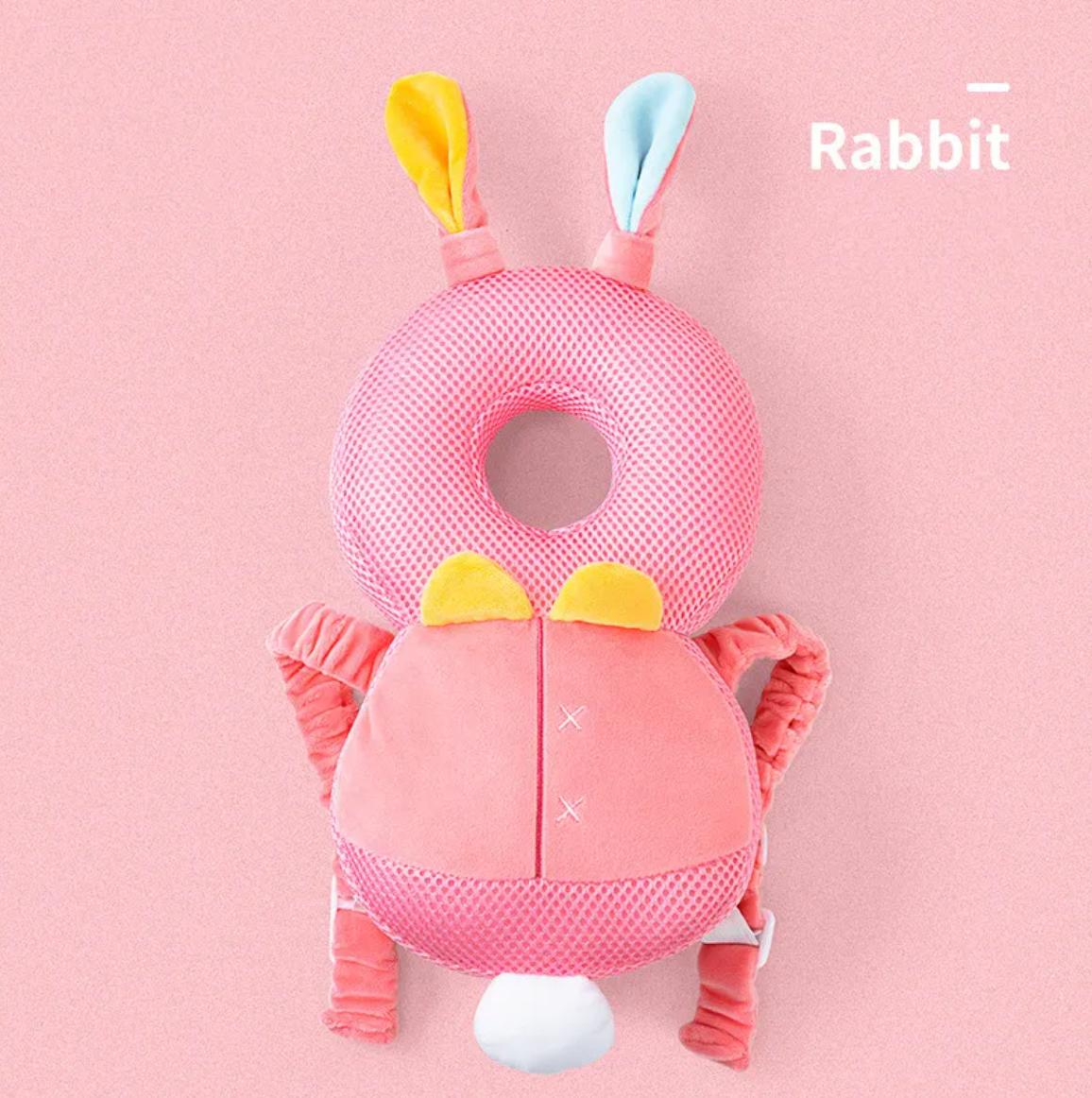 Toddler Head Protection Pad, Adjustable Baby Safety Head Cushion for Crawling & Learning to Walk — Cute Animal Designs