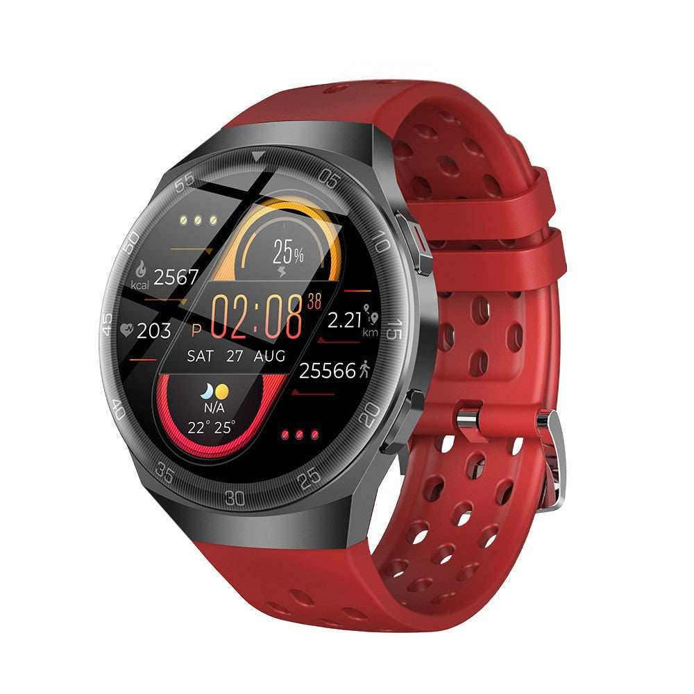 Smart Fitness Watch with Heart Rate & Sleep Tracking, 1.28-Inch HD 240x240 Display, 220mAh Battery, iOS & Android Compatible