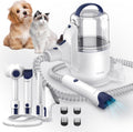 Yinole P50 Dog Grooming Kit, 2.5L Large-Capacity Pet Grooming Vacuum with Clippers, Deshedding Brush & Cleaning Tools — Blue
