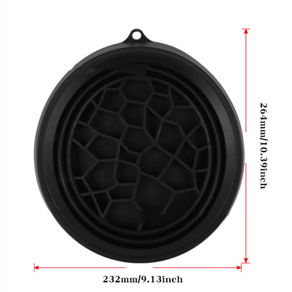 Collapsible Silicone Ice Basin, Flexible Ice Bath Bowl for Facial Skincare, Ice Facials & Spa Treatments — Black / Green / Purple