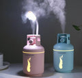 Portable USB HydroMini Humidifier, 300ml Compact Whisper-Quiet Cool Mist Humidifier — Blue / Pink / White