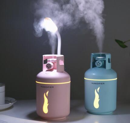 Portable USB HydroMini Humidifier, 300ml Compact Whisper-Quiet Cool Mist Humidifier — Blue / Pink / White