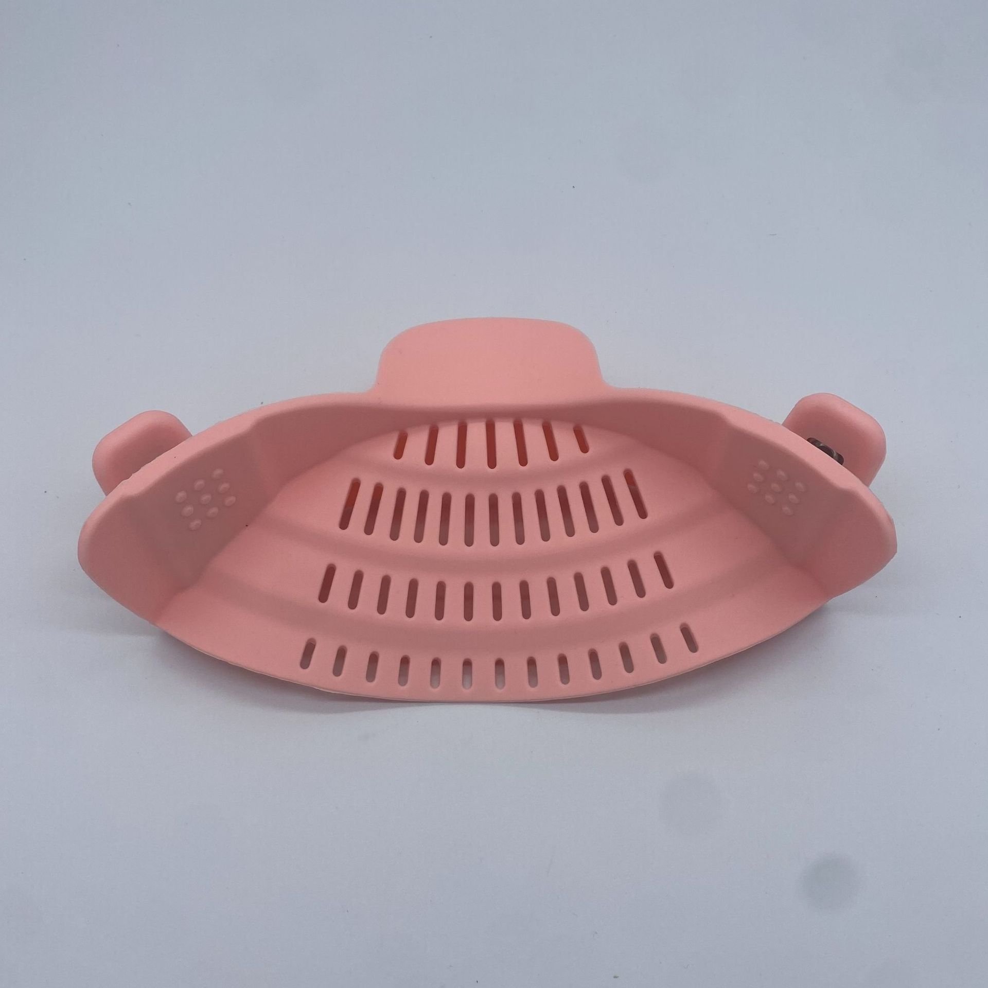 Clip-On Pot Strainer — Flexible Silicone Pan Rim Strainer with Stainless Steel Clips, Drain Pasta & Vegetables Straight From The Pot — 7 Colours