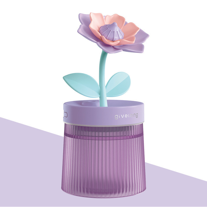 Portable USB Aroma Humidifier, Compact Landscape-Design Cool Mist Aromatherapy Diffuser, Quiet Desktop Air Humidifier for Home — Multiple Cute Styles